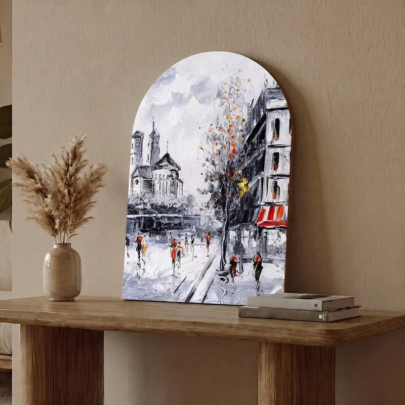 Greyscale Cityscapes MDF Wall Art media 1