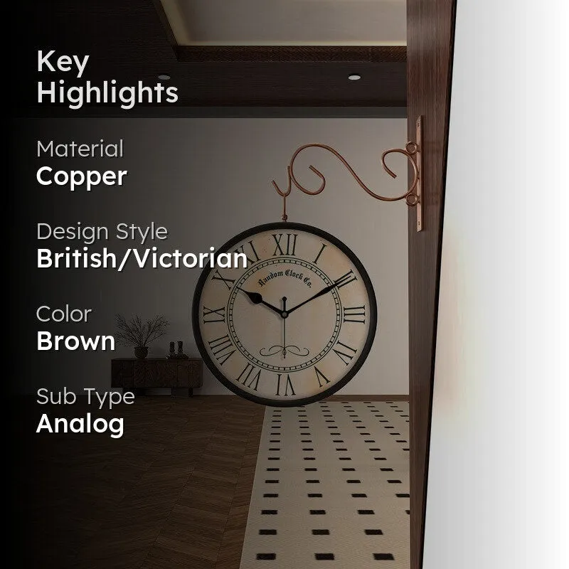 Clockshire Double Sided Wall Clock media 2