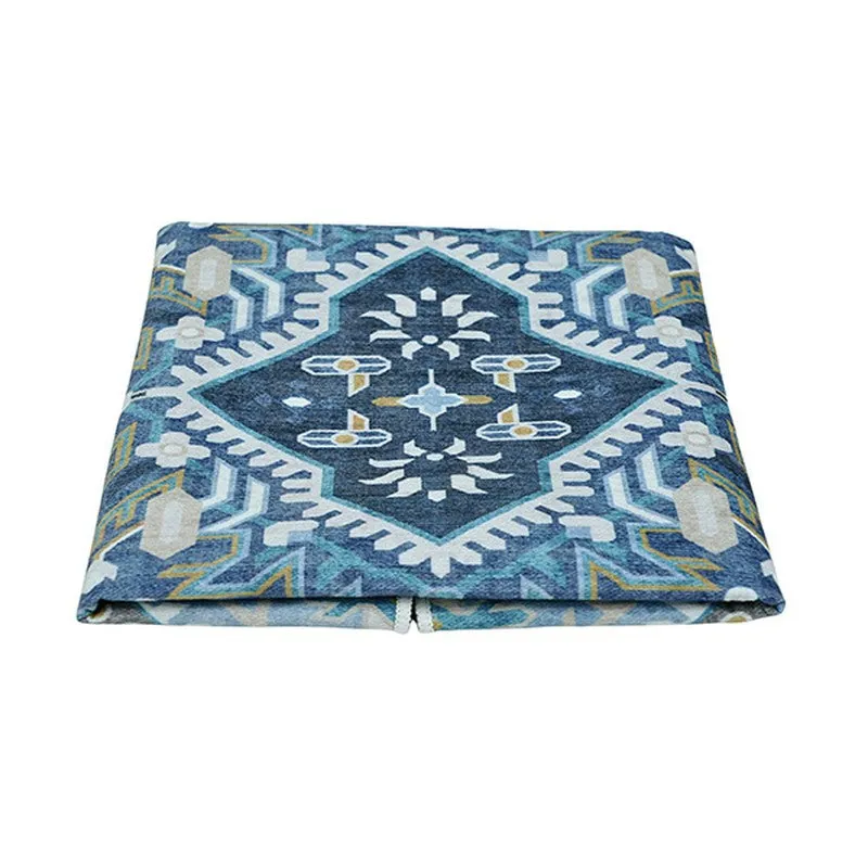 Iman Grace Prayer Mat (Blue) - 550 GSM media 8