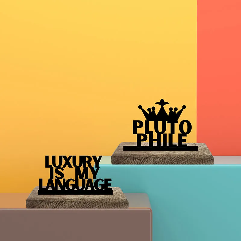 Plutophile Showpiece - Set Of Two media 1
