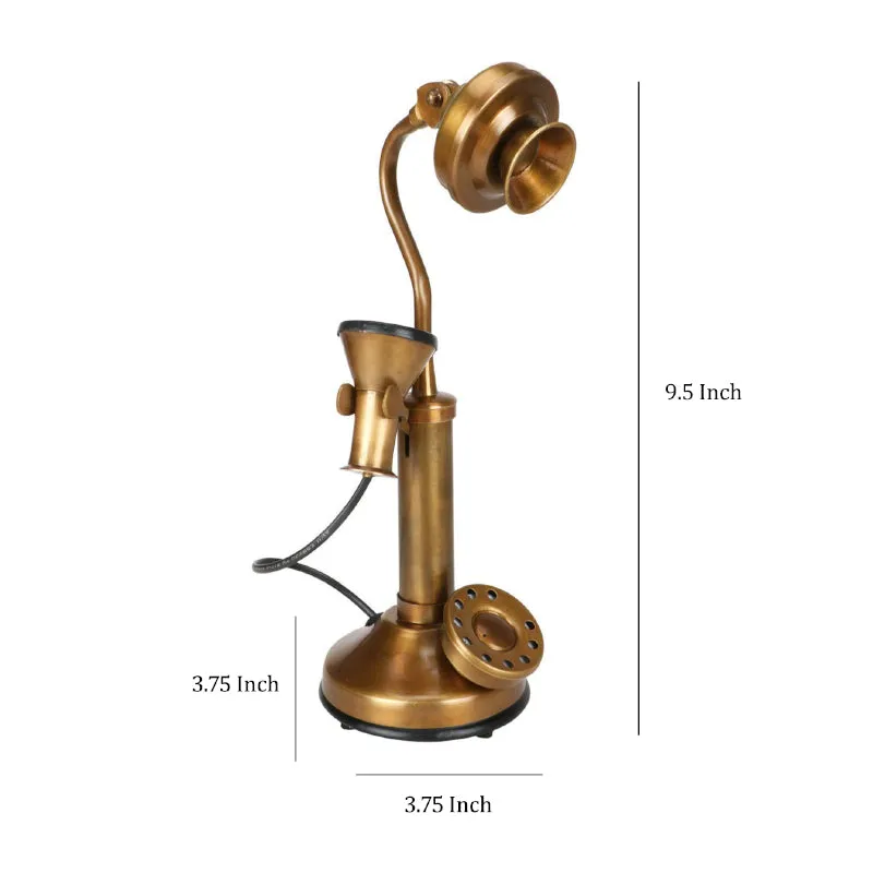 Roma Antique Telephone Showpiece - Gold media 5