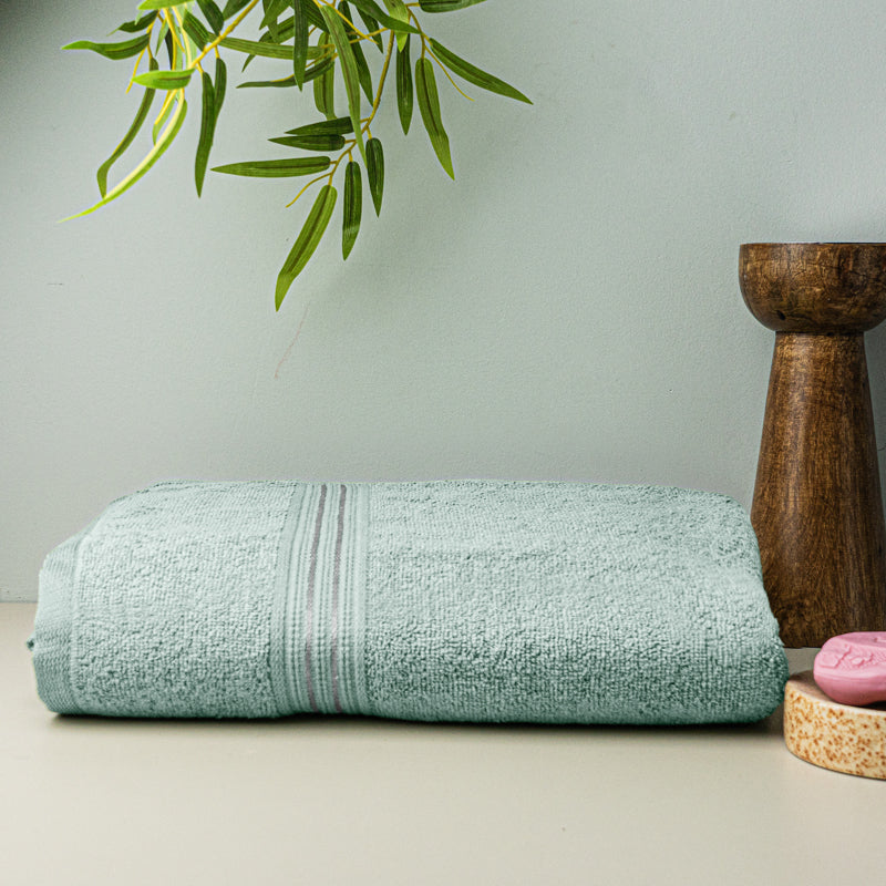 Micro Cotton LuxeDry Solid Bath Towel - Sea Blue image 3