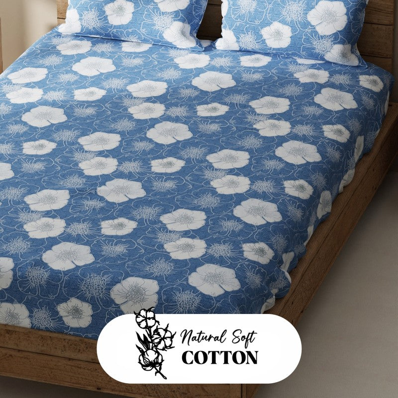 Gryvon Bedsheet (Blue) - 115 GSM media 5