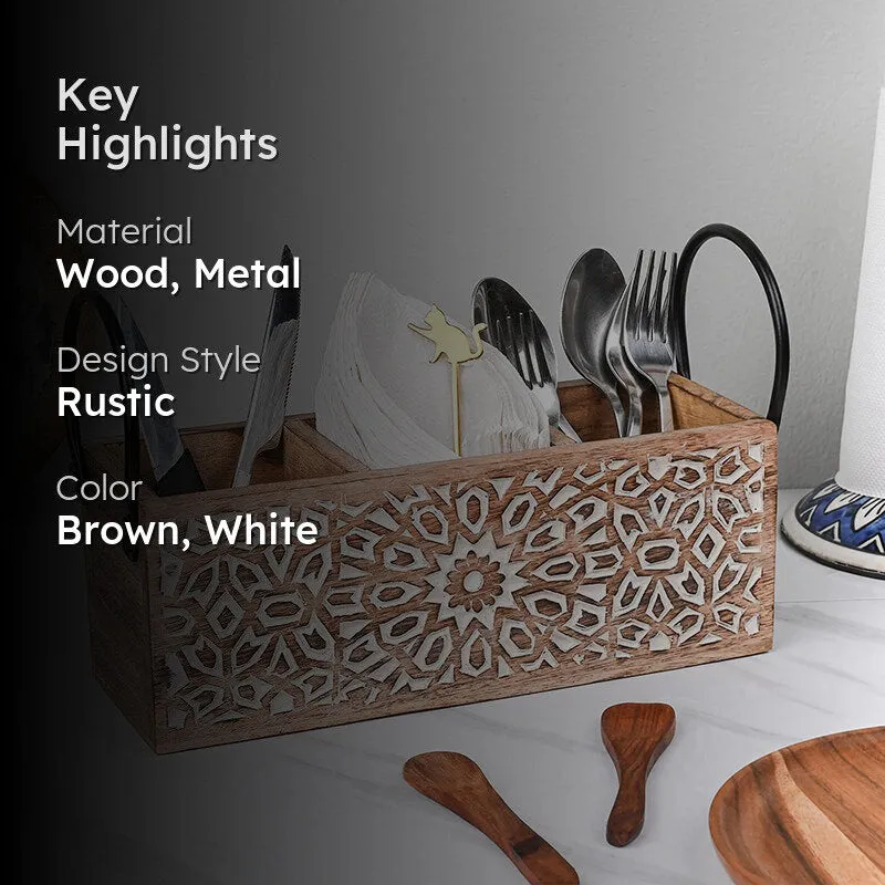 Spektra Wood Cutlery Stand media 2