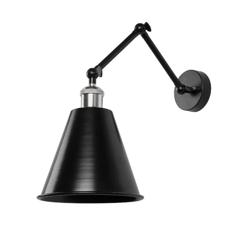 Nash Glow Cone Metal Wall Lamp - Silver media 4