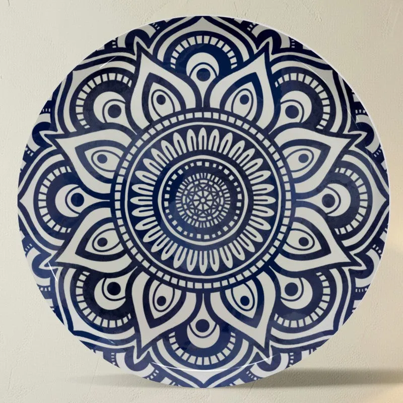 Azure Dynasty Metal Wall Plates - Set Of Five media 9