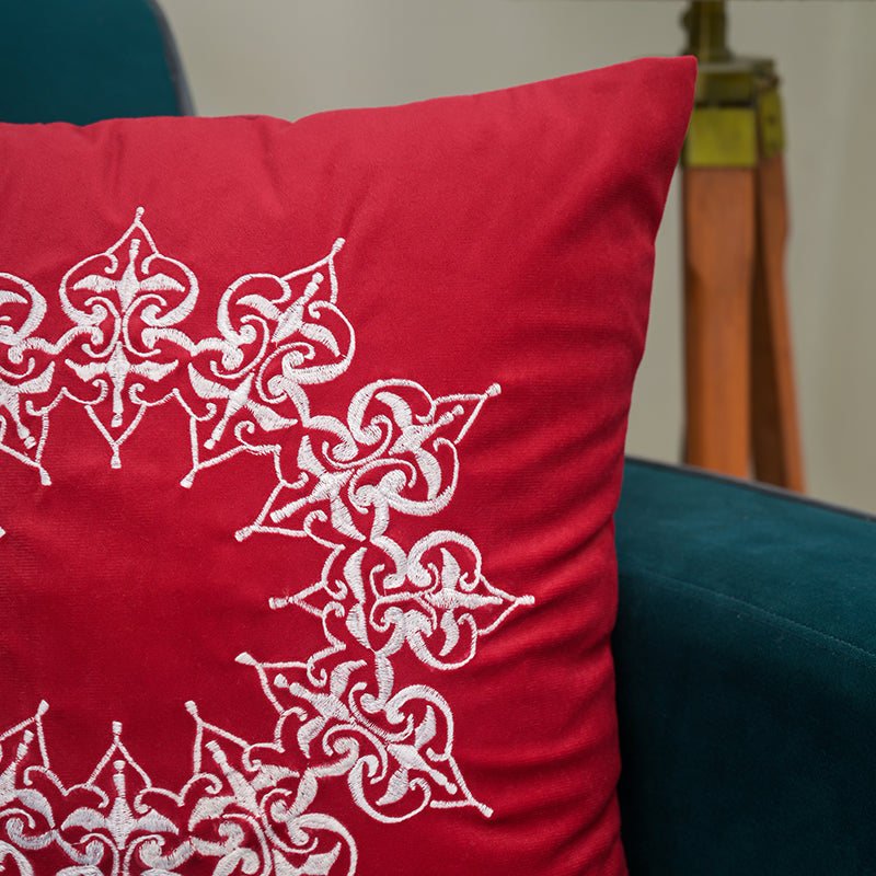 Terra Threads Embroidered Cushion Cover media 6
