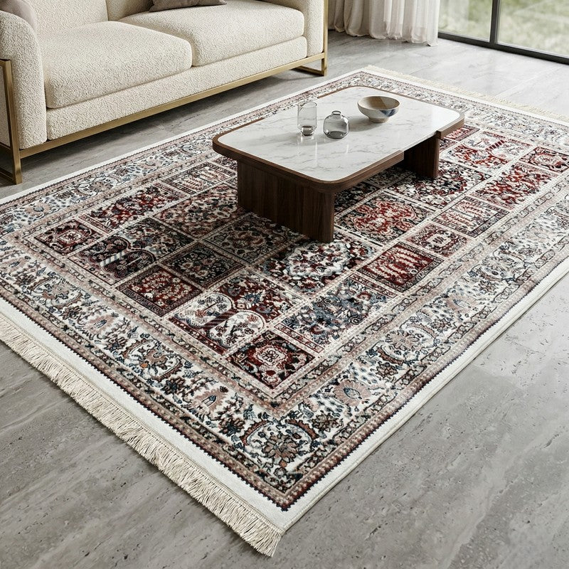 Zafira Art Silk Carpet - 4 x 6 ft