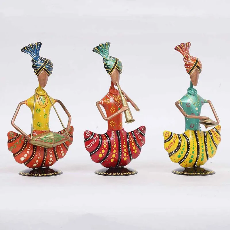 Turbaned Troupe Showpiece - Set Of Three media 4