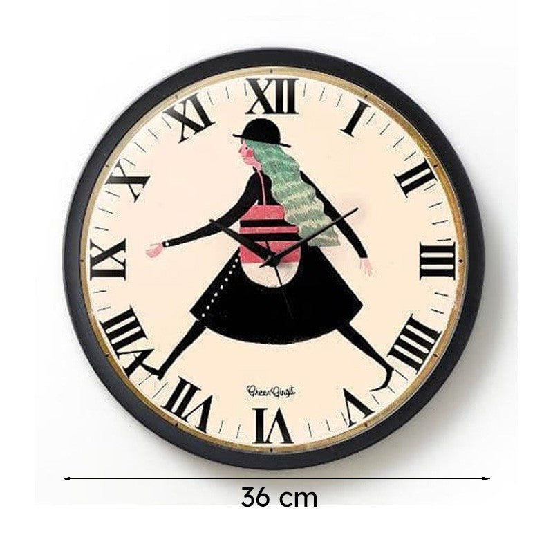 Take A Stroll Wall Clock media 7