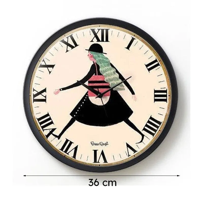 Take A Stroll Wall Clock media 7