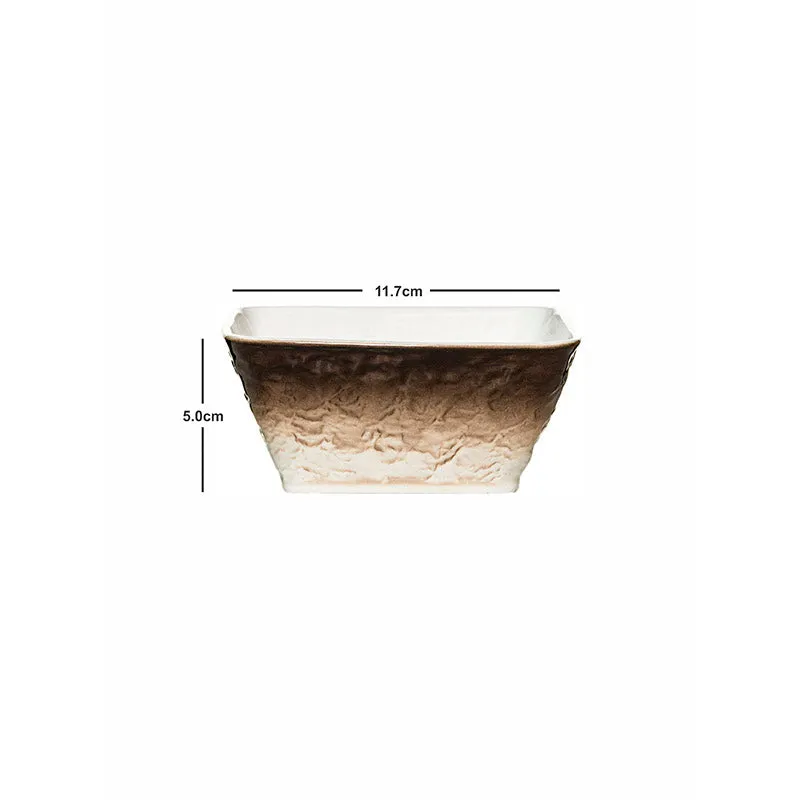 Clover Brown Snack Bowl (350 ML Each) - Set Of Six media 5