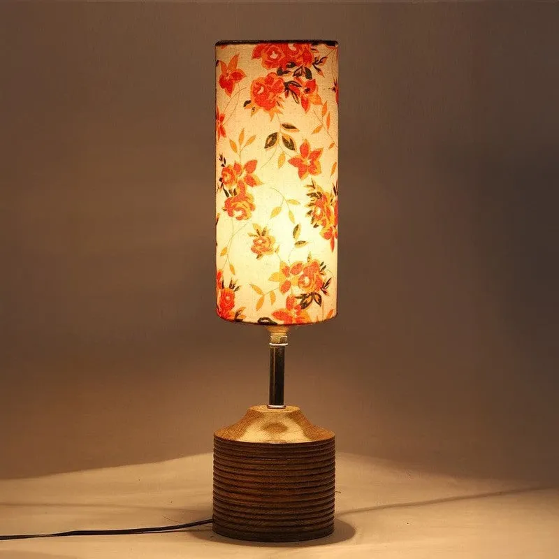 Floral Salad Fabric Table Lamp - Multicolor media 7