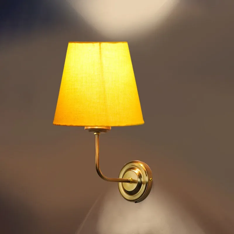 Lumoire Cone Metal Wall Lamp - Gold,Yellow media 7