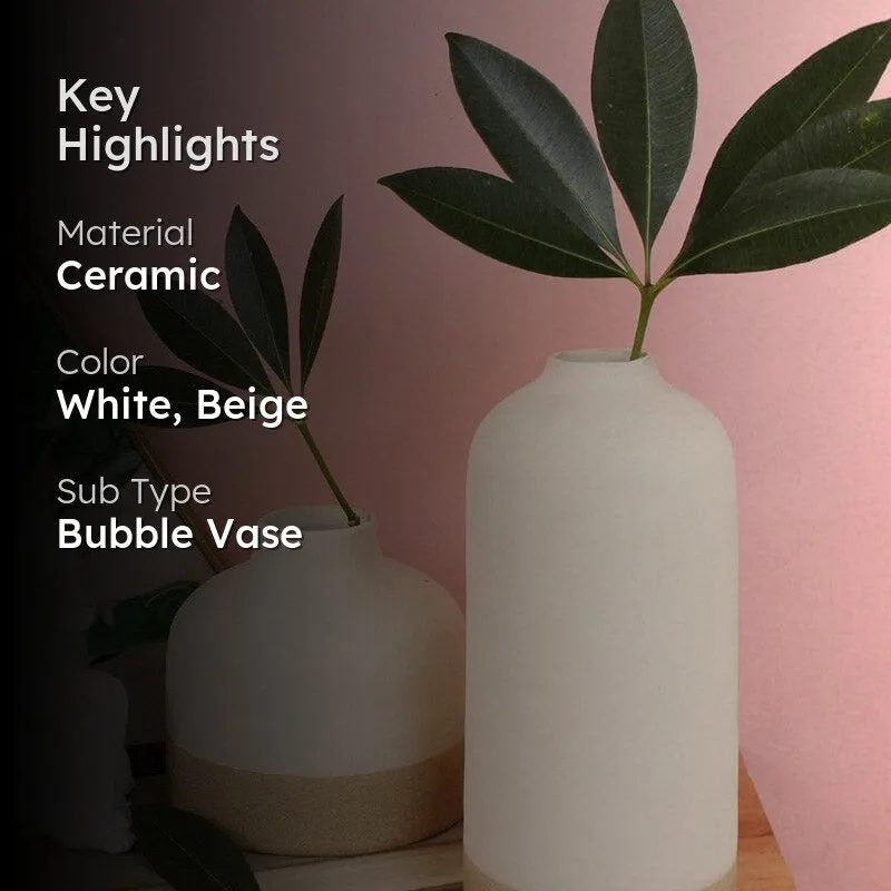 Yosei Ceramic Vase - Set Of Two media 2