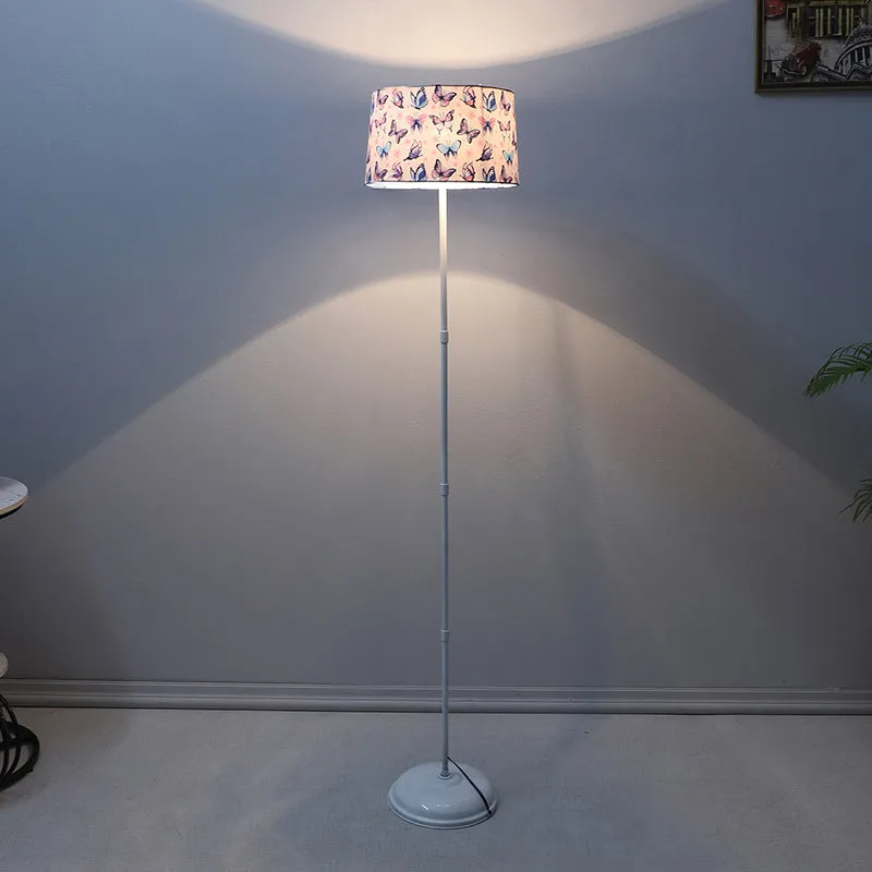 Petaluda Printed Metal Floor Lamp - White media 2
