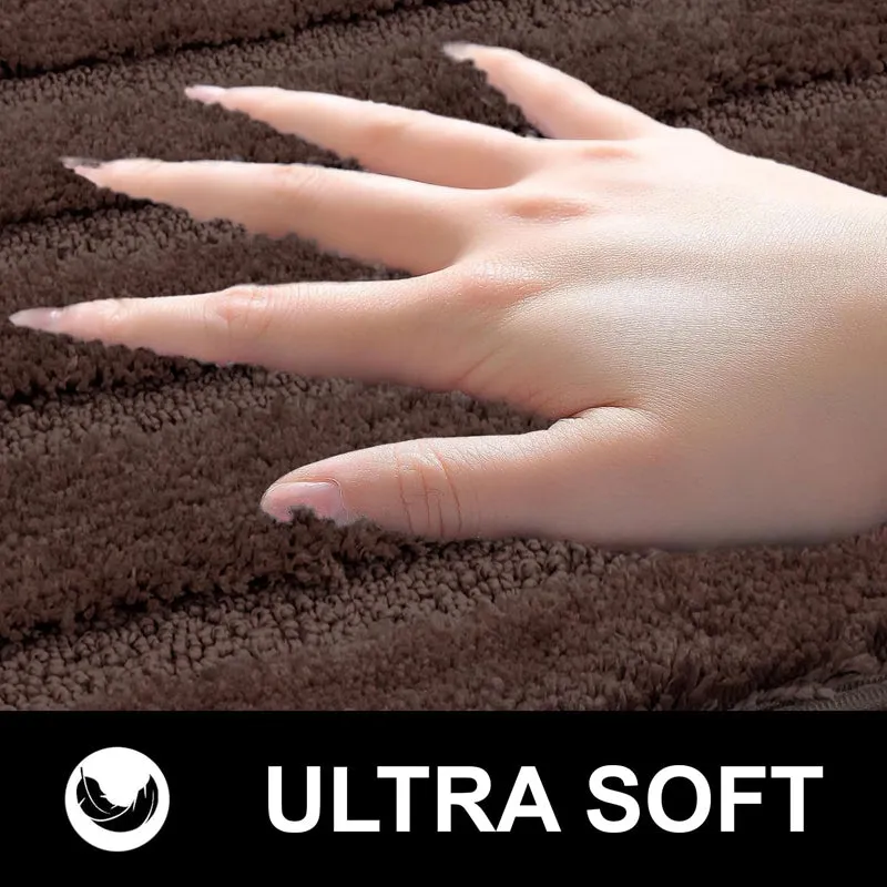 Luxe Classic Bath Mat - Chocolate Brown media 4