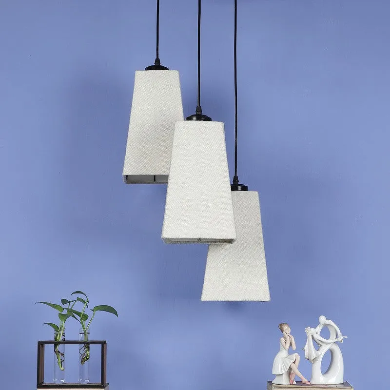 Shadowlux Triple Metal Ceiling Lamp - Off White media 4