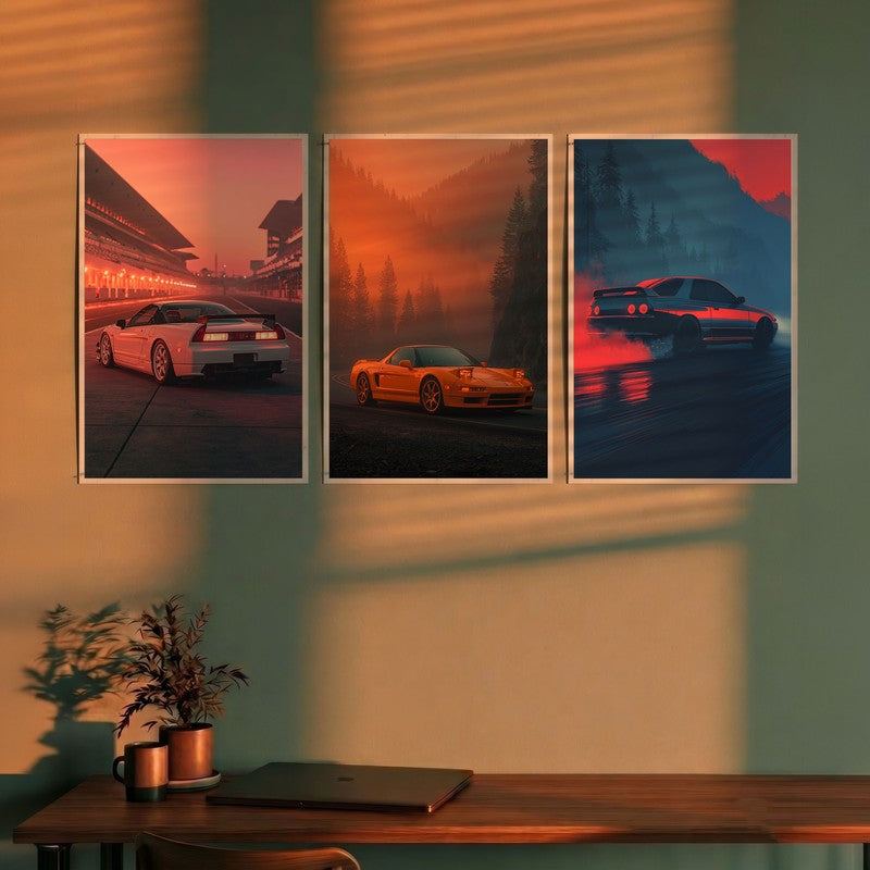 Performance Pulse Cars Polymer Wall Poster