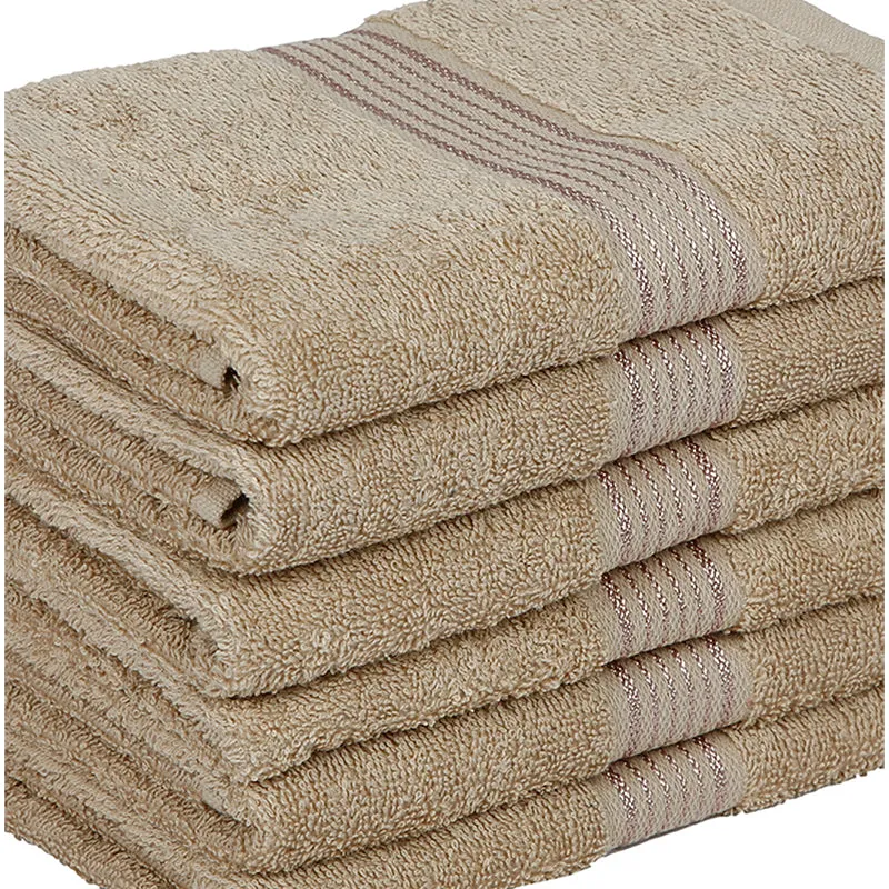 Eva Quick Dry Hand Towel (Taupe) - Set Of Six media 3