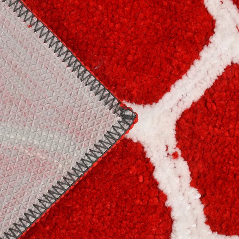 Trevona Cotton Bath Mat - Red media 7