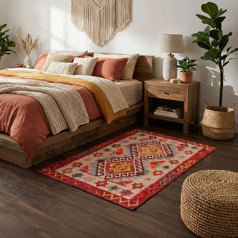 Pattern Play Cotton Hand Woven Cotton Rug media 3