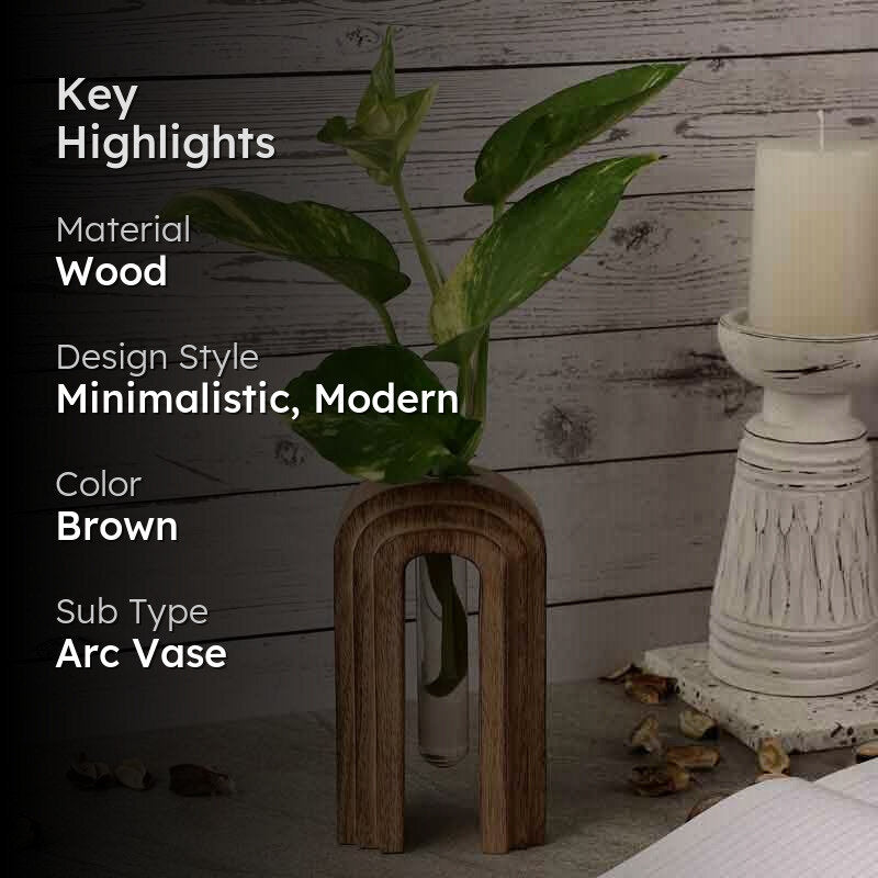 Inverted U Testube Planter - Brown media 2