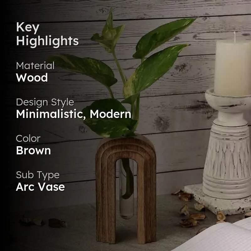 Inverted U Testube Planter - Brown media 2