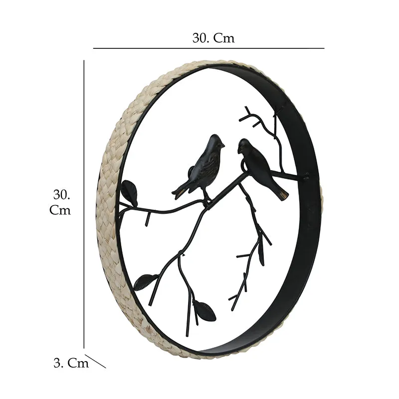 Chirpy Mate Cane & Metal Wall Accent media 4