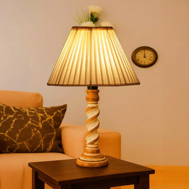 Modera Zyno Wooden Table Lamp - White media 3