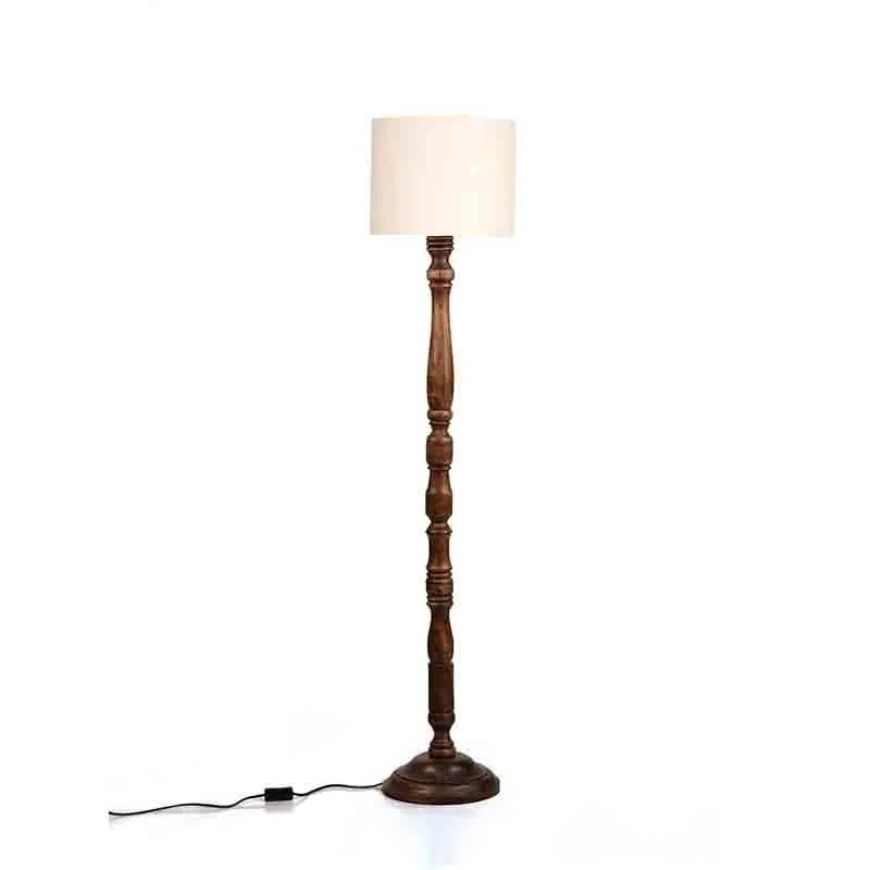 Braided Floor Lamp - White media 4