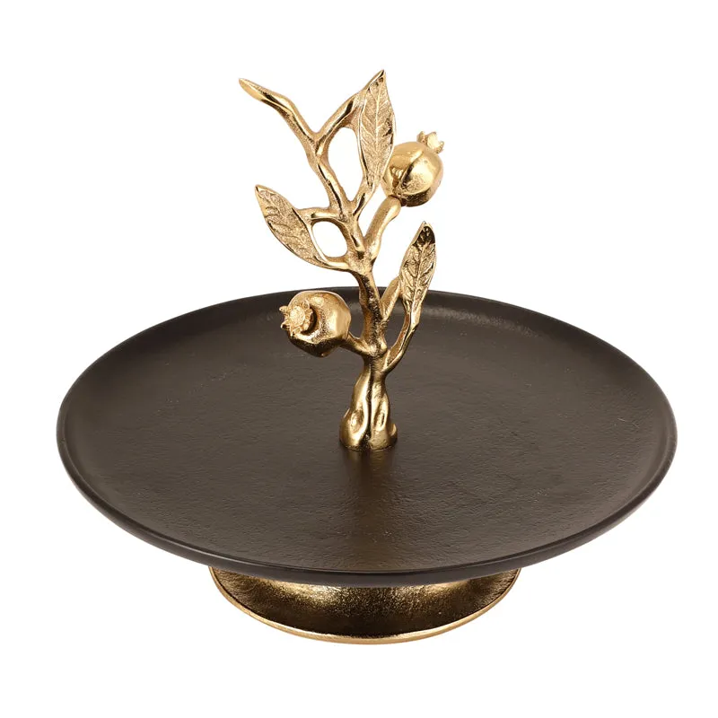 Pomegranate Delica Cake Stand - Black & Gold media 3