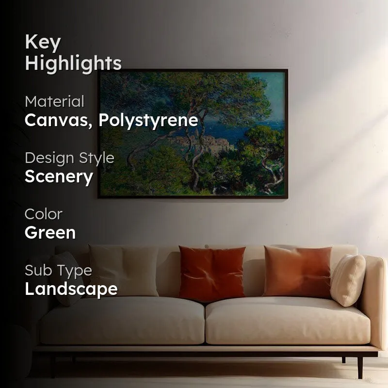 Bordighera (1884) By Claude Monet - Black Frame media 2