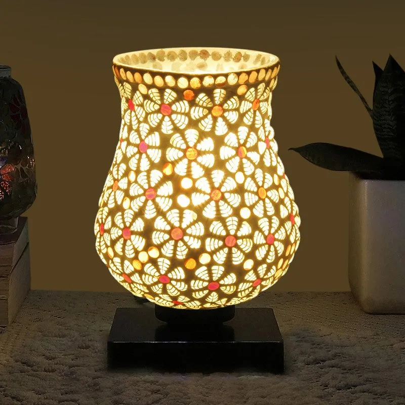 Radient Mosaic Glass Table Lamp - Multicolor media 1
