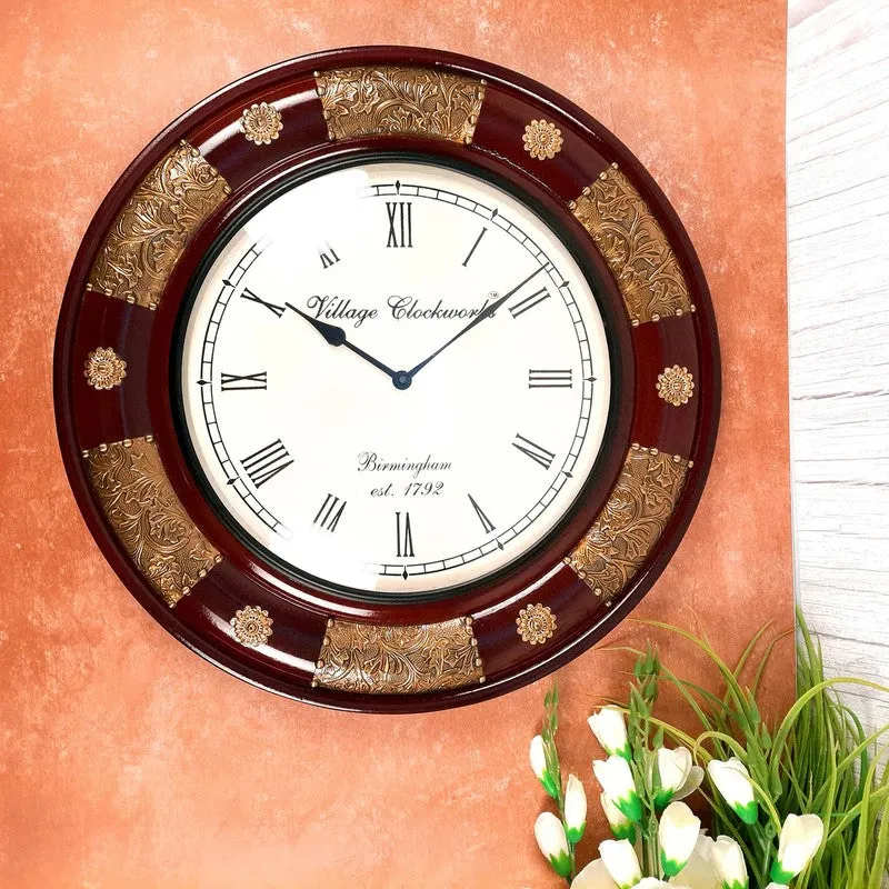 BoldHour Accent Wooden Wall Clock media 4