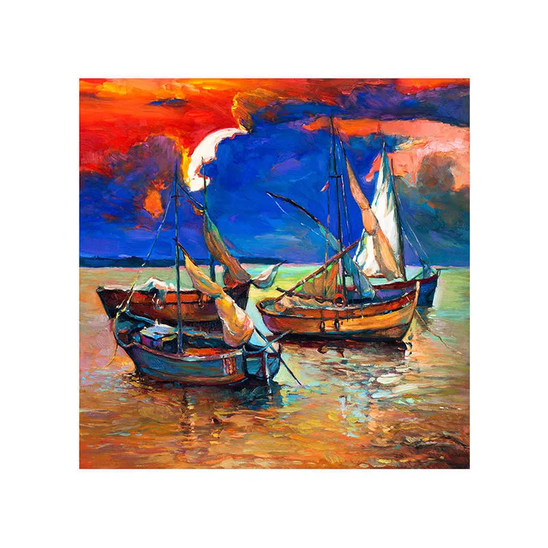 Sailor At Dusk Wall Painting media 5