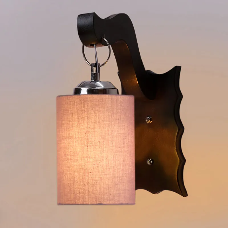 Delphi Wooden Wall Lamp - Beige media 4