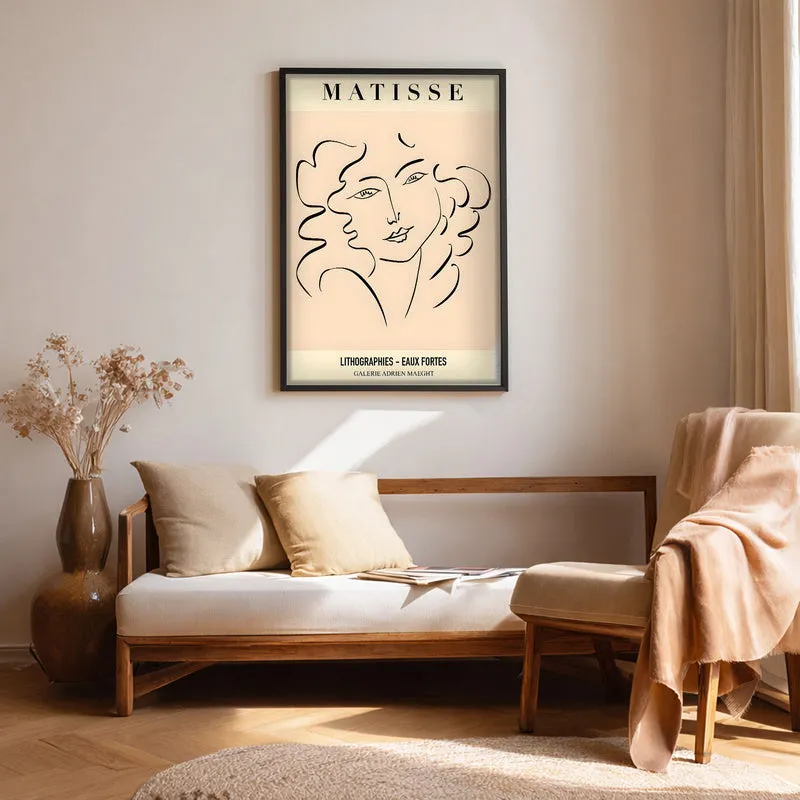 Silent Velour Canvas Wall Painting With Black Frame media 1