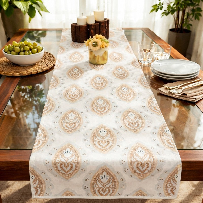 Sutrika Floral Teardrop Table Runner