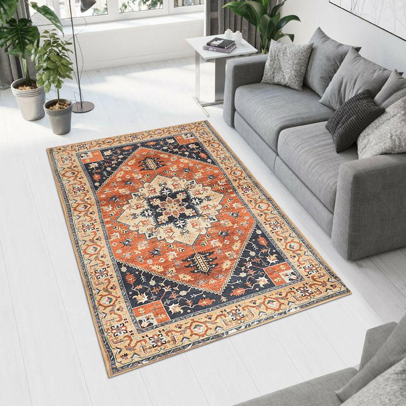 Sahra Velvet Rectangle Anti-Skid Carpet media 3
