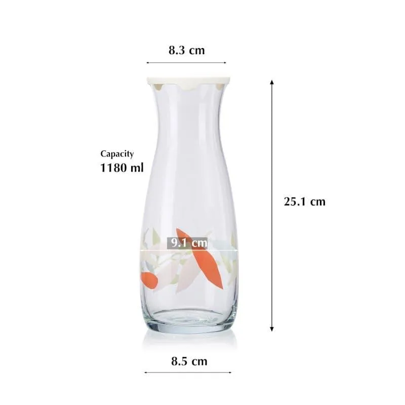 Pasabahce Nimzo Leafy Carafe - 1180 ML media 5