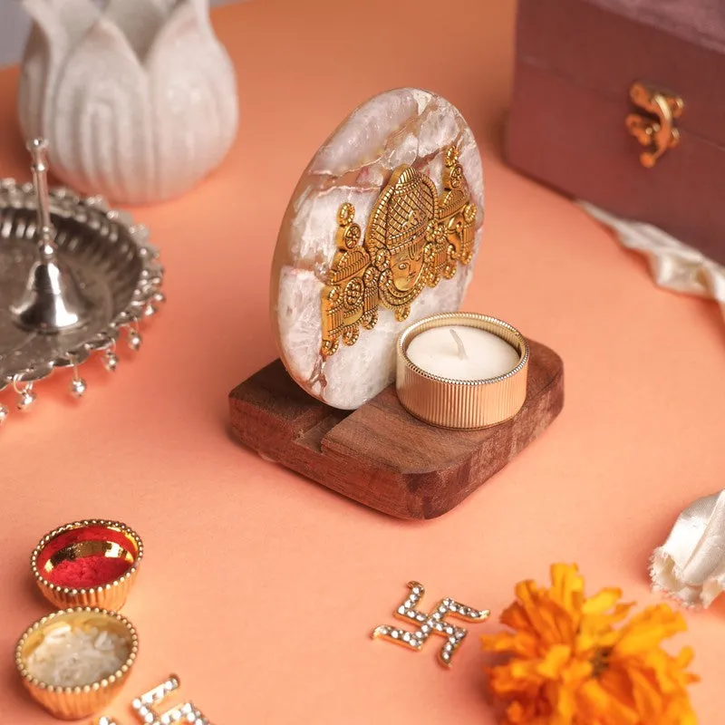 Celestial Shree Lord Venkateshwara Tealight Candle Holder media 3