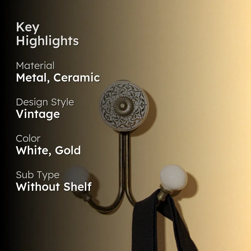 Nitana Floral Filigree Wall Hook media 2