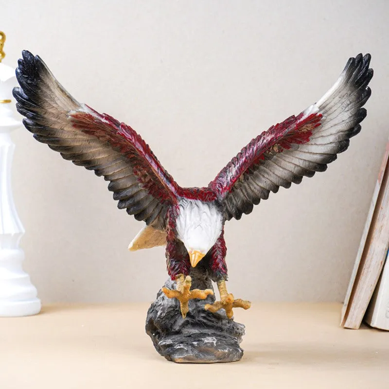 Flying Eagle Figurine Showpiece - Multicolor media 5