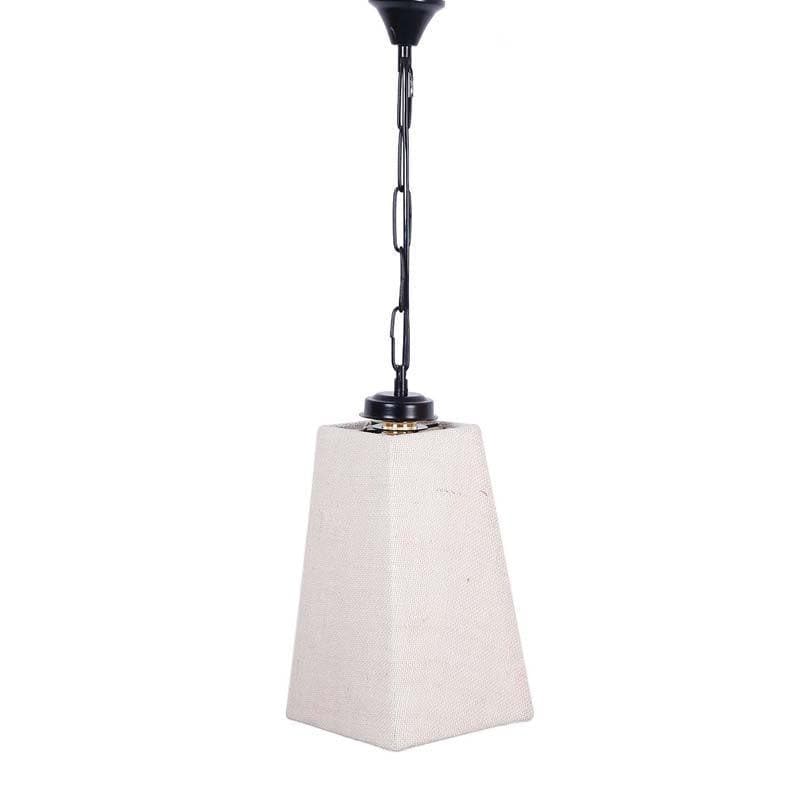 Perky Pyramid Jute Ceiling Lamp media 4