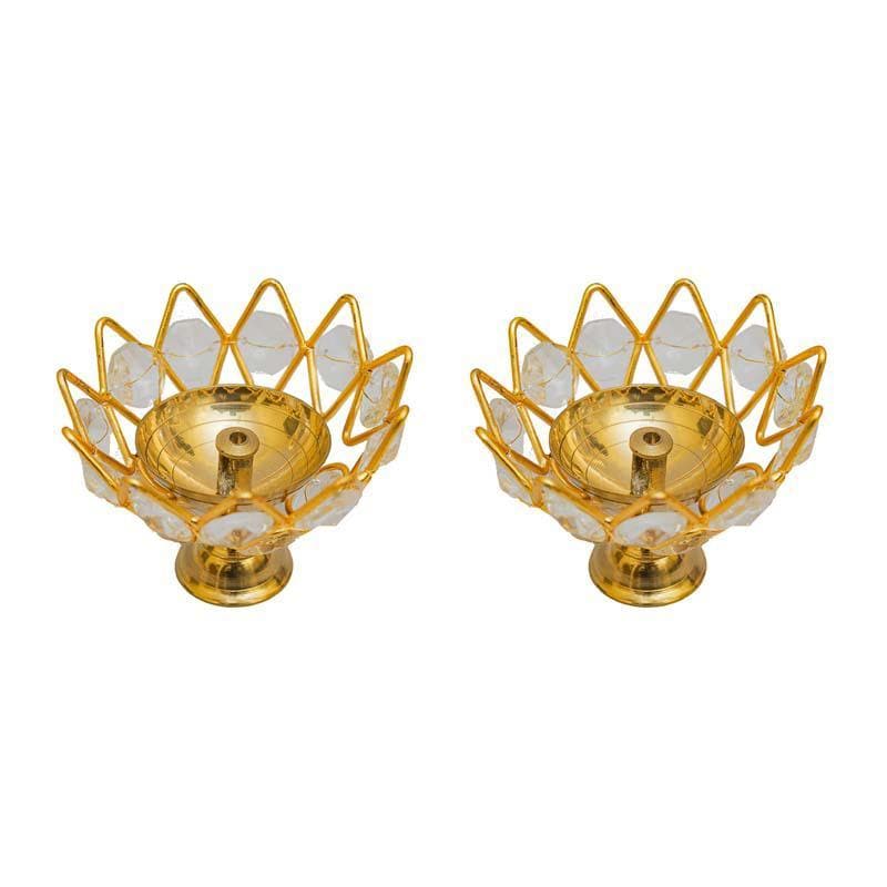 Pearly Grace Diya - Set Of Two media 4