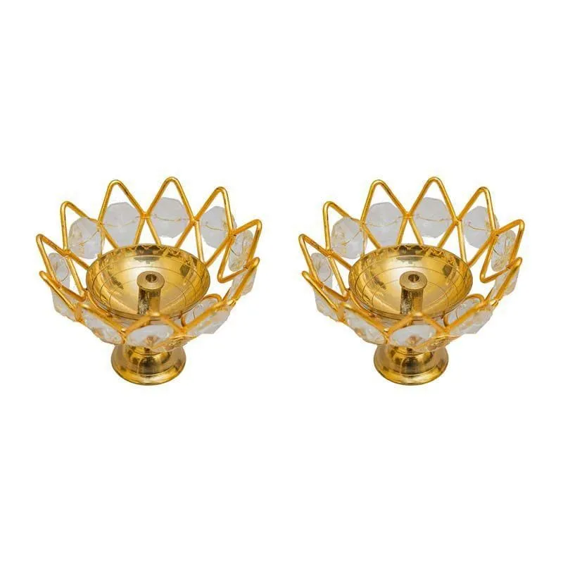 Pearly Grace Diya - Set Of Two media 4