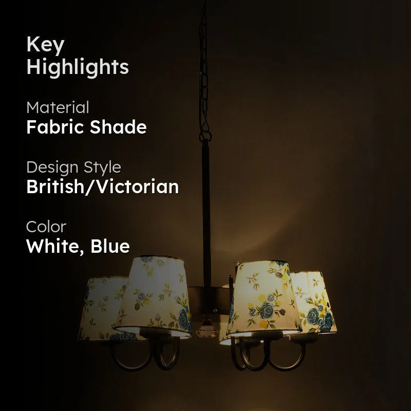 Blue Fleur Conical Viya Ceiling Lamp media 2