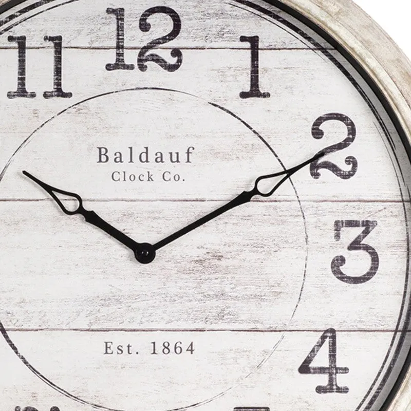 Meadow Round Wall Clock - Grey media 6