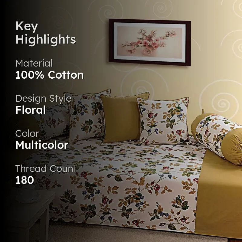 Swayam Floral Fantasy Diwan Set media 2